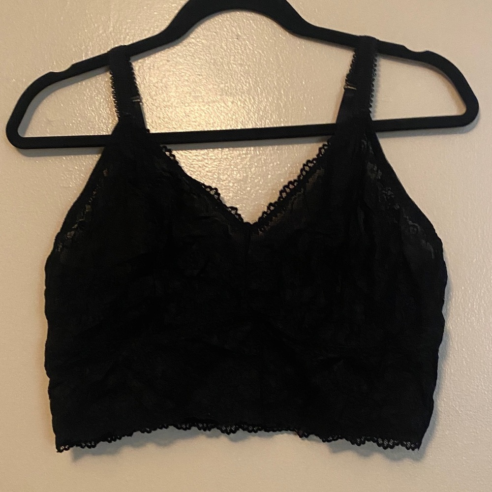 Elegant Black Lace Bralette
